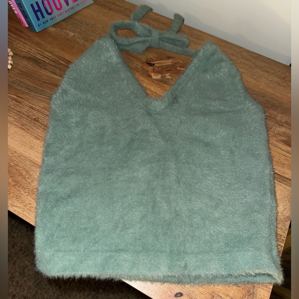 Gymshark Whitney Simmons Knit Green Halter Top